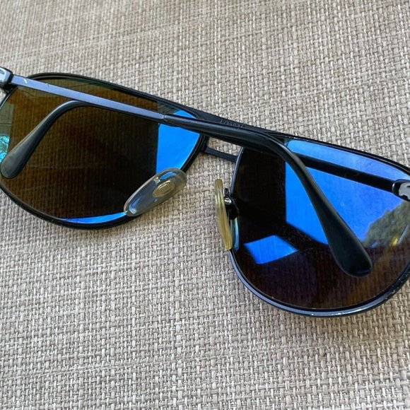 Lacoste Men Sunglasses Polarized Black Tone Metal Frame Eye Wear F229 Shades - Picture 8 of 12